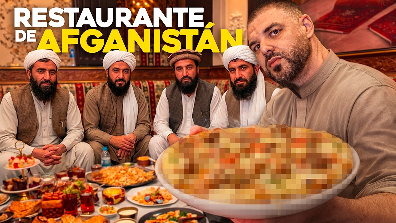 Probé los RESTAURANTES MÁS CAROS de AFGANISTÁN 🇦🇫 *Controlada por los Talibanes *