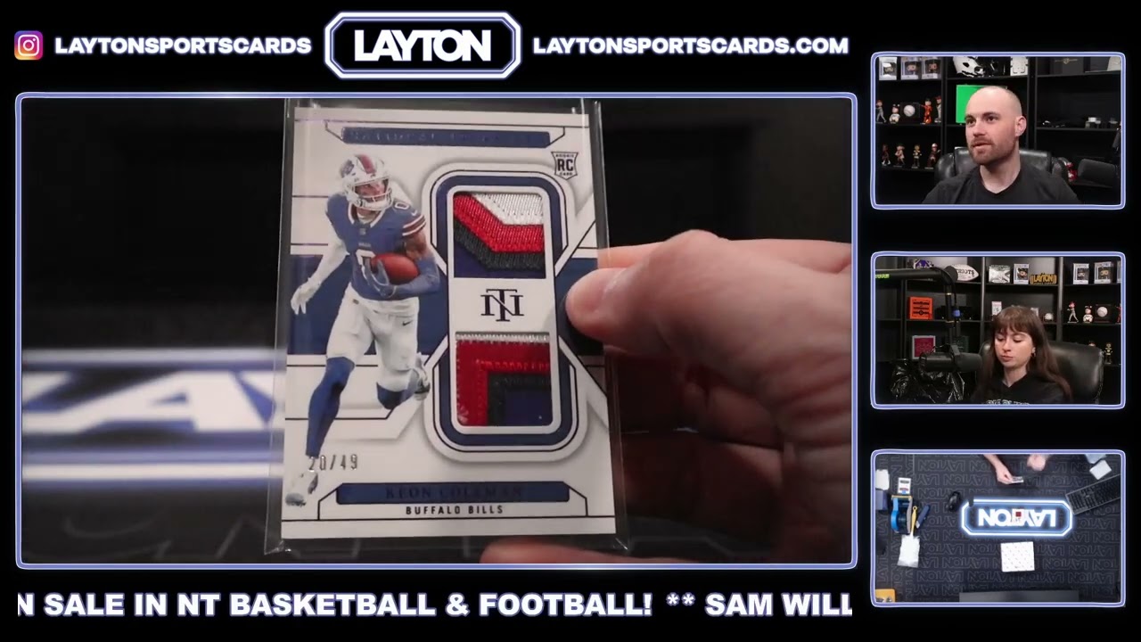 2024 Panini National Treasures Football Hobby 4 Box Case Break #35
