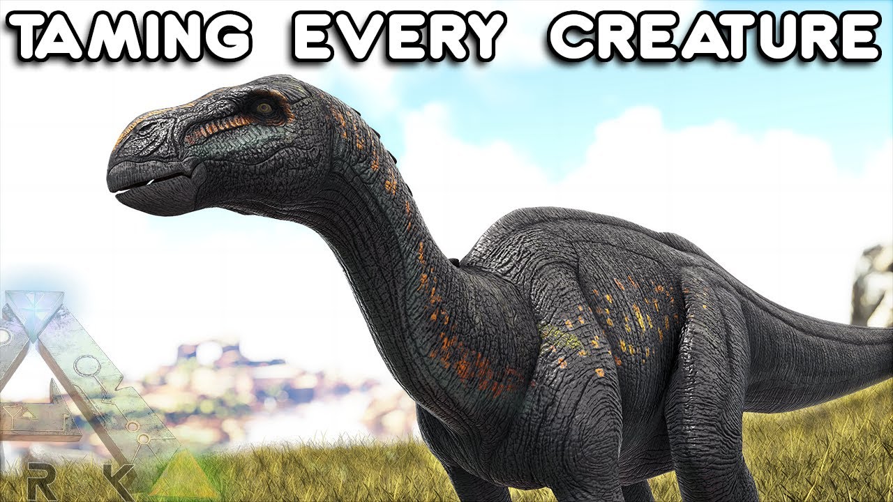 THE IGUANODON, BEST BEGINNER TAME | TAMING EVERY CREATURE | ARK SURVIVAL EVOLVED EP51