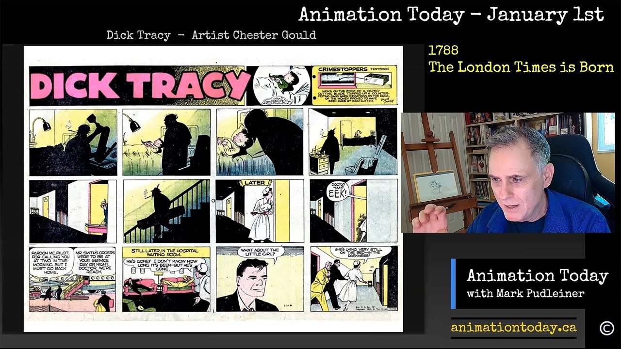 Jan 1st - The London Times is Born - Animation Today with Mark Pudleiner