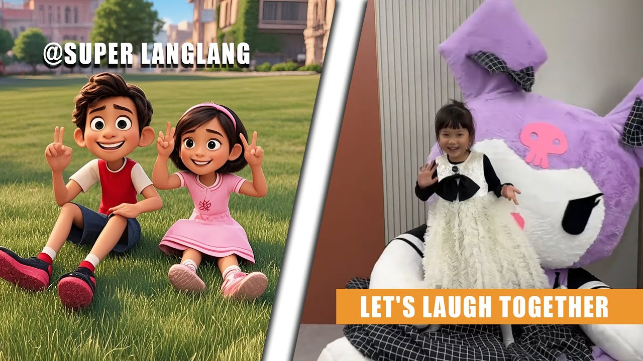 Langlang and Julie made a lot of interesting handicrafts!#funny #comedyvideos