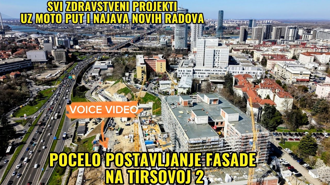 POCELO POSTAVLJANJE FASADE NA TIRSOVOJ 2,SVI ZDRAVSTVENI PROJEKTI UZ MOTO PUT,NAJAVE NOVIH RADOVA