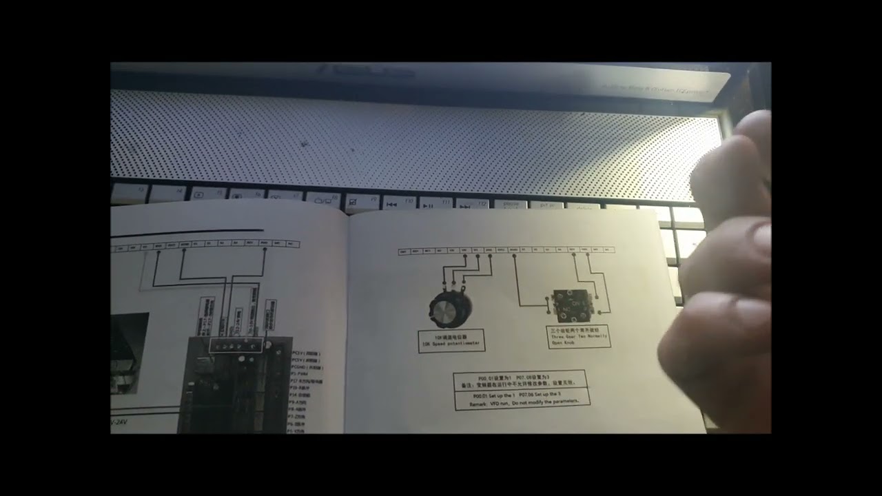 Frezarka CNC 3040 podłączenie i test falownika, sterowanie poprzez  Mach3