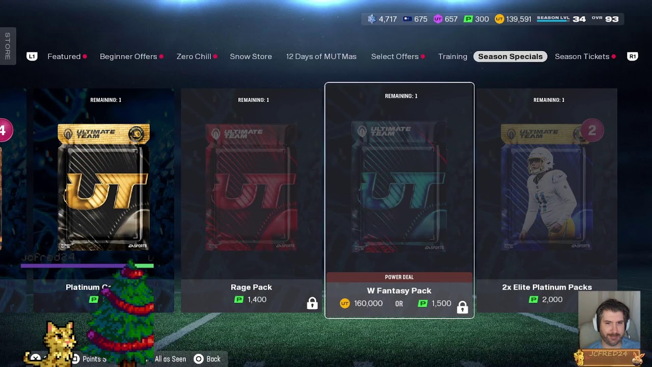 Ghost of MUT is now out!  :) Come get the free pack drops in Madden 26!