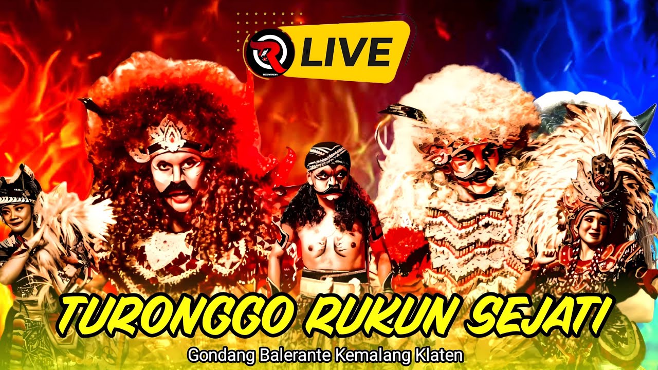 🔴#Live🔥TURONGGO RUKUN SEJATI #Streaming seni Jaranan Warok wiroyudo @ Balerante Kemalang Klaten