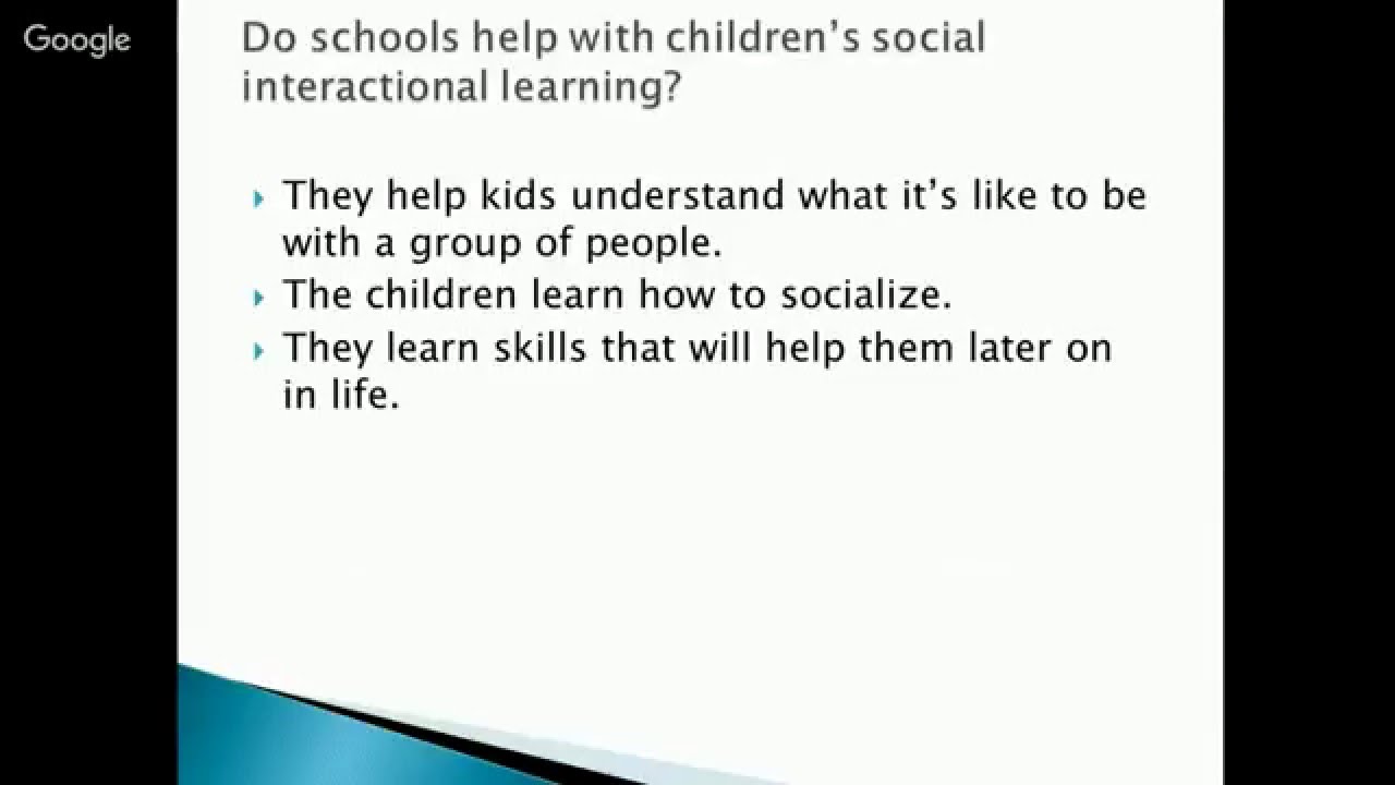 What is the role of school in society?