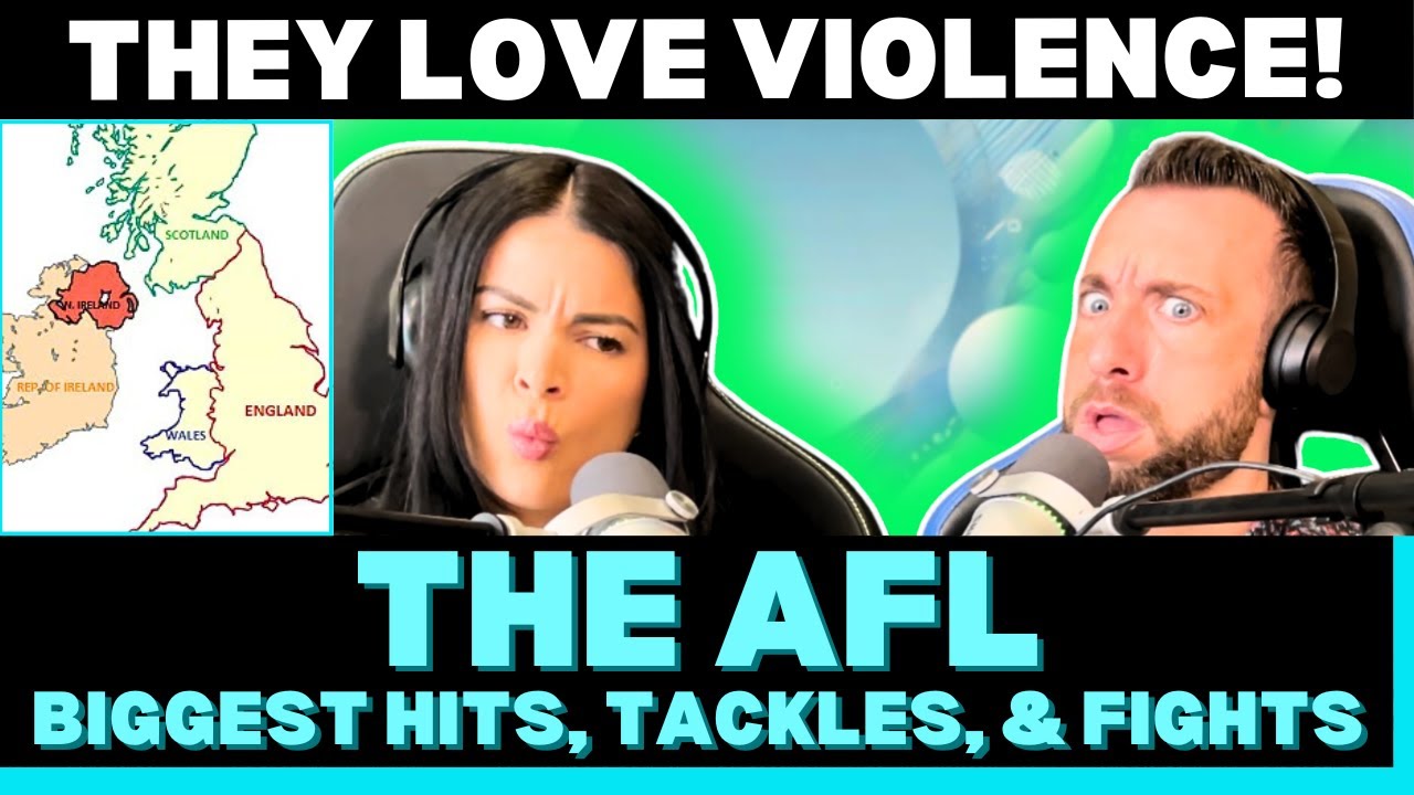 This Sport Is INSANE! 🤯 AFL 2025 Biggest Hits & Fights Reaction