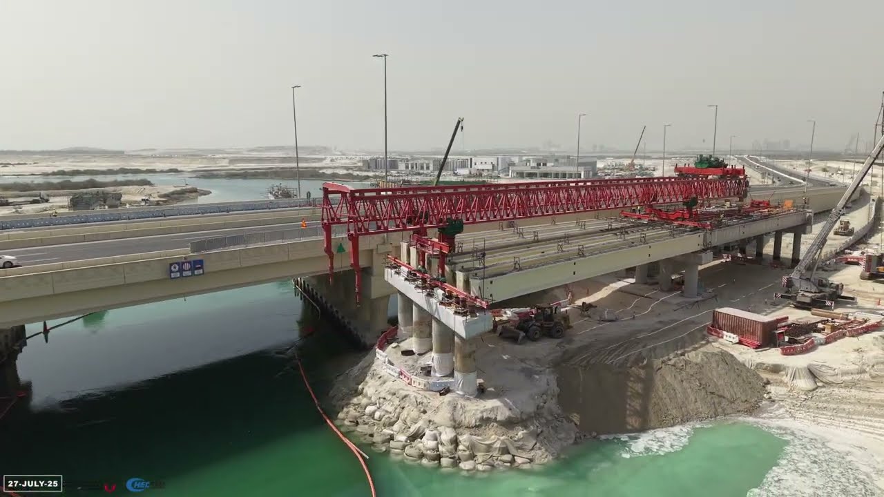 Construction of Working Progress for Mid island  Phase 1-C, Umm Yifeenah Island, Abu Dhabi