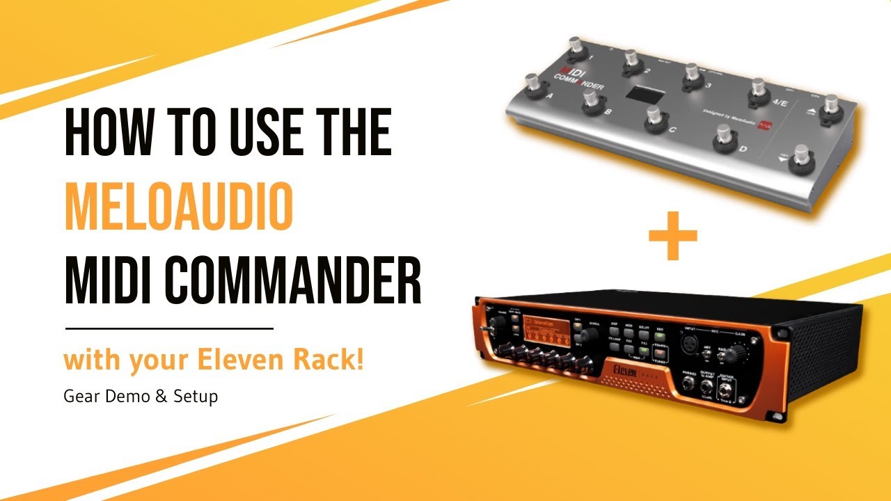 🎛 How to Use the MeloAudio MIDI Commander with Your Eleven Rack 🎸 | Gear Demo & Setup