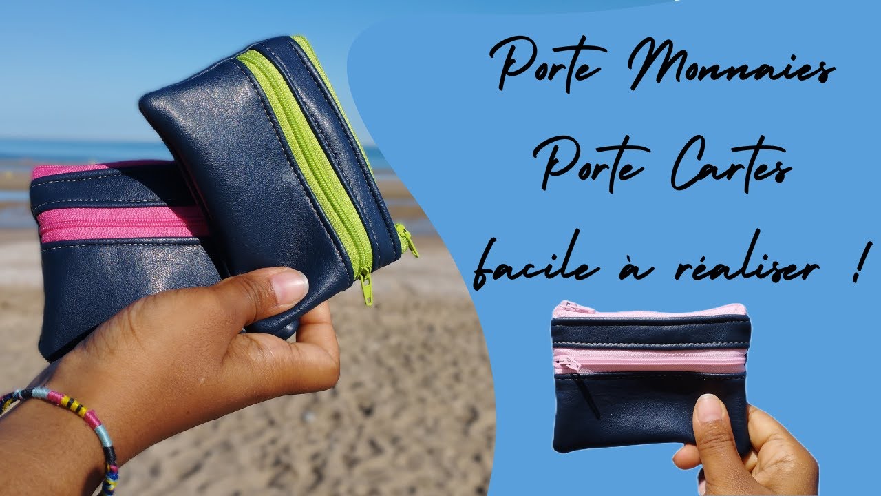 🧵Porte-Monnaie & Porte-Cartes Double Zip | DIY couture