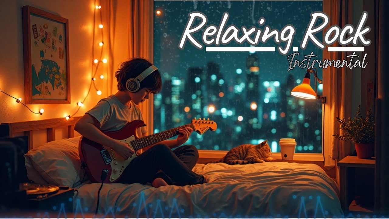 Slow rock instrumental, ALTERNATIVE ROCK, Relaxing Rock Instrumental Music