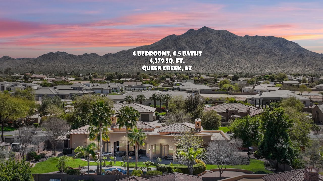 Queen Creek Luxury Home Video Tour