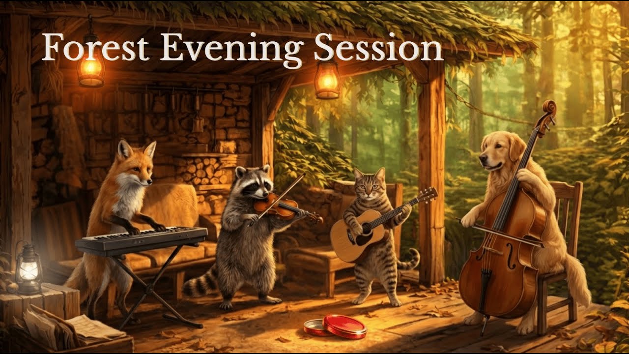 癒し系BGM「Forest Evening Session」Chillhop Cafe Music | Relaxing & Focus