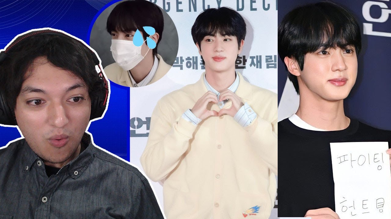 Jin at a Movie Premiere - Bangtan Bomb Reaction