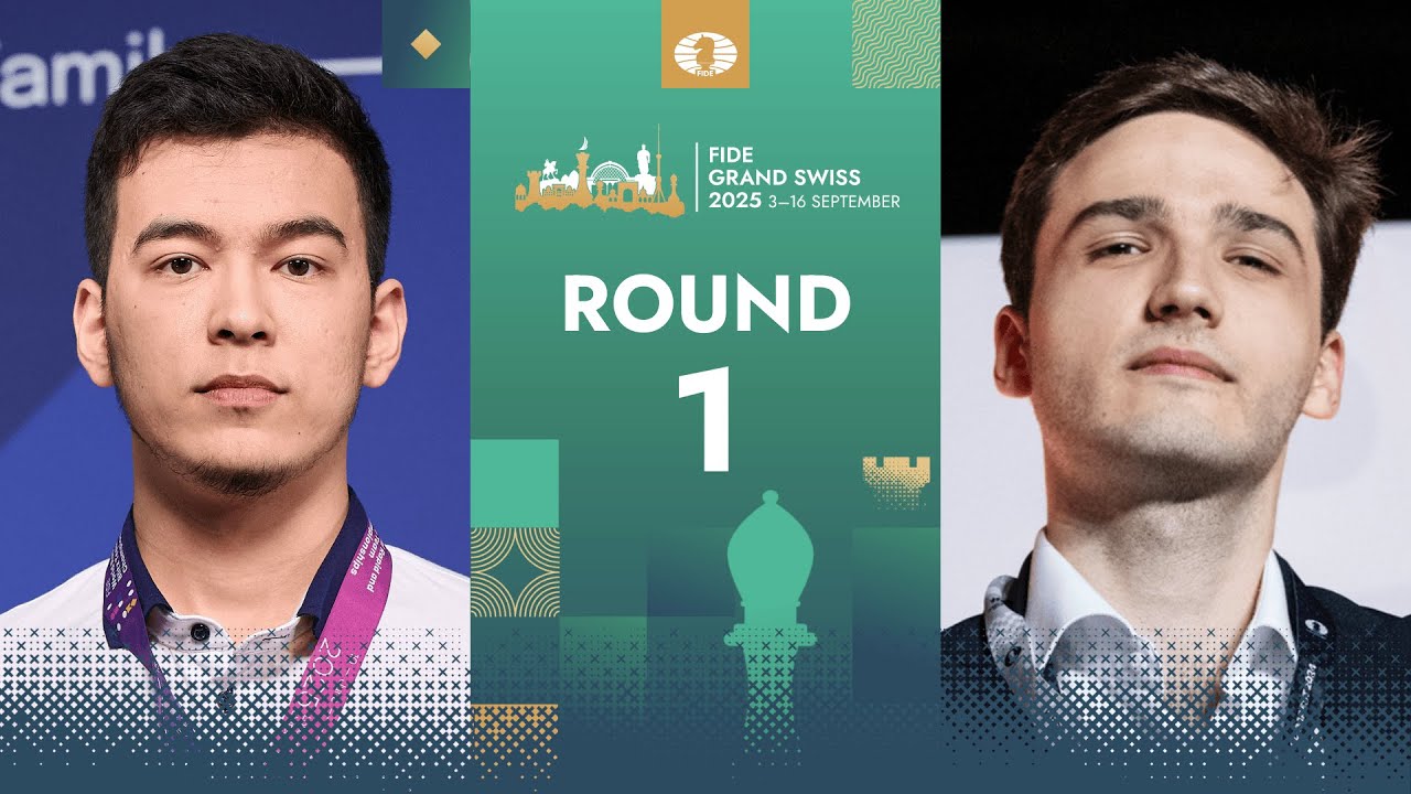 🇺🇿 Nodirbek Abdusattorov VS Velimir Ivic 🇷🇸 | FIDE Grand Swiss 2025 | Round 1 | Board 6