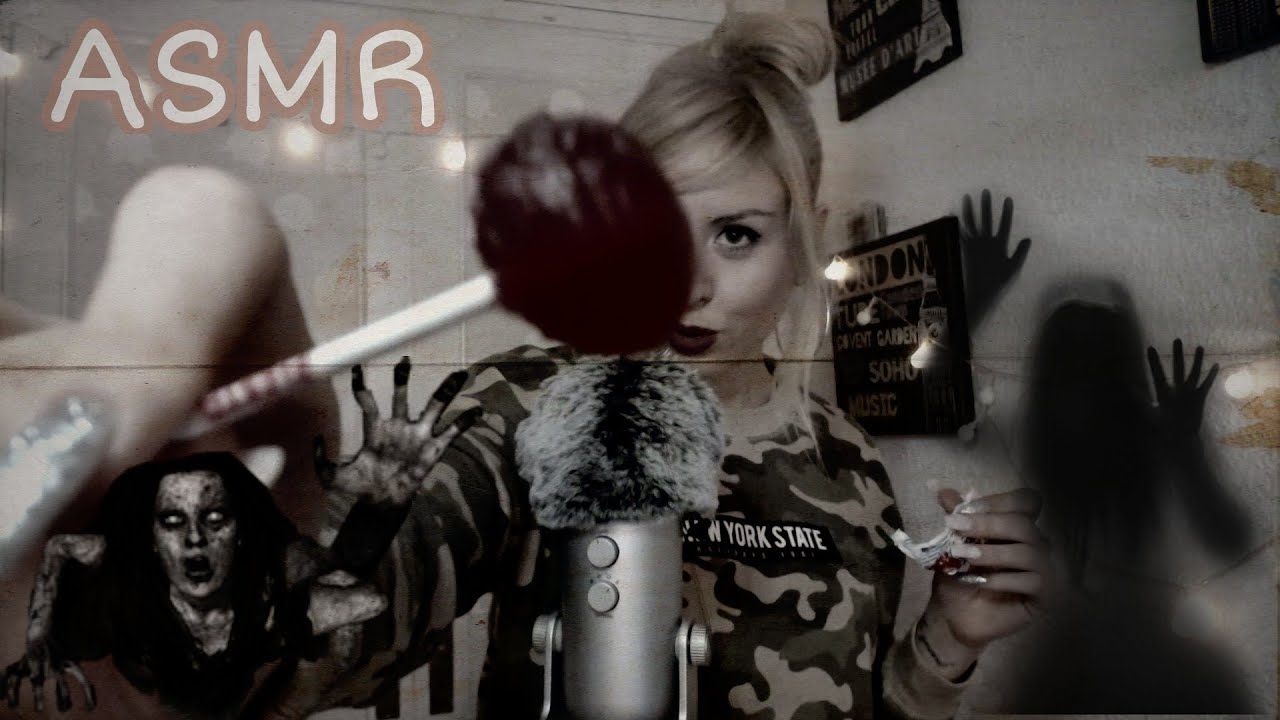 ASMR |👻Contando MIS anécdotas PARANORMALES comiendo CHUPACHUPS🍭