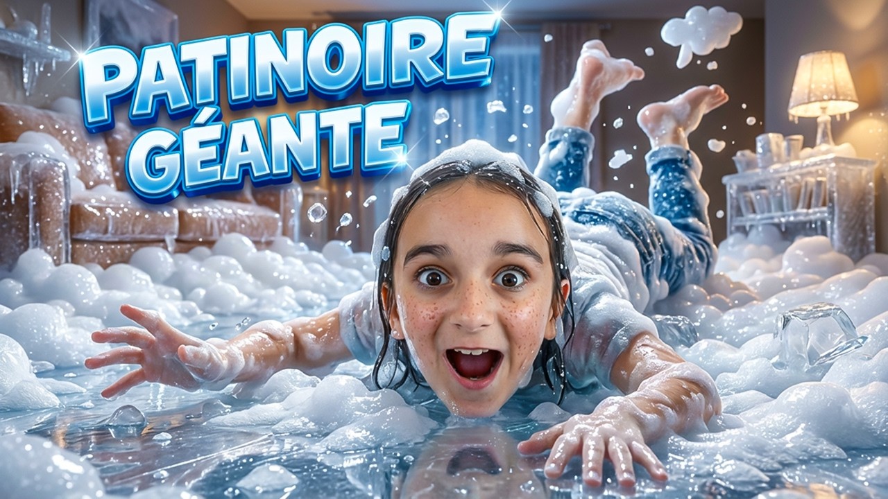ON TRANSFORME LA MAISON EN PATINOIRE GÉANTE !