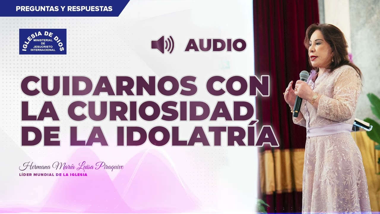 Cuidarnos con la curiosidad de la idolatría - Hna. María Luisa Piraquive - #IDMJI