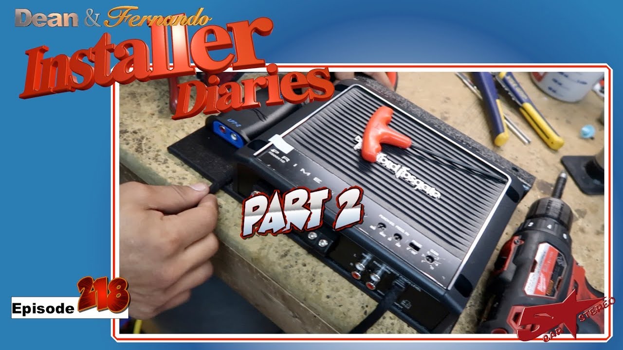 101 High level sub amp install Installer Diaries 218