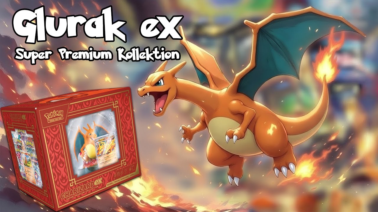 Die Glurak EX Super Premium Kollektion von Pokemon im Unboxing! Was steckt wirklich drin?!