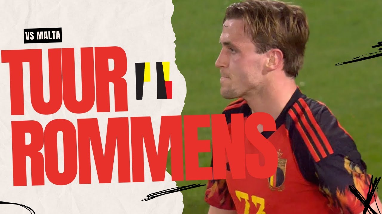 Tuur Rommens (Belgium U21🇧🇪) vs Malta 🇲🇹 - HIGHLIGHTS