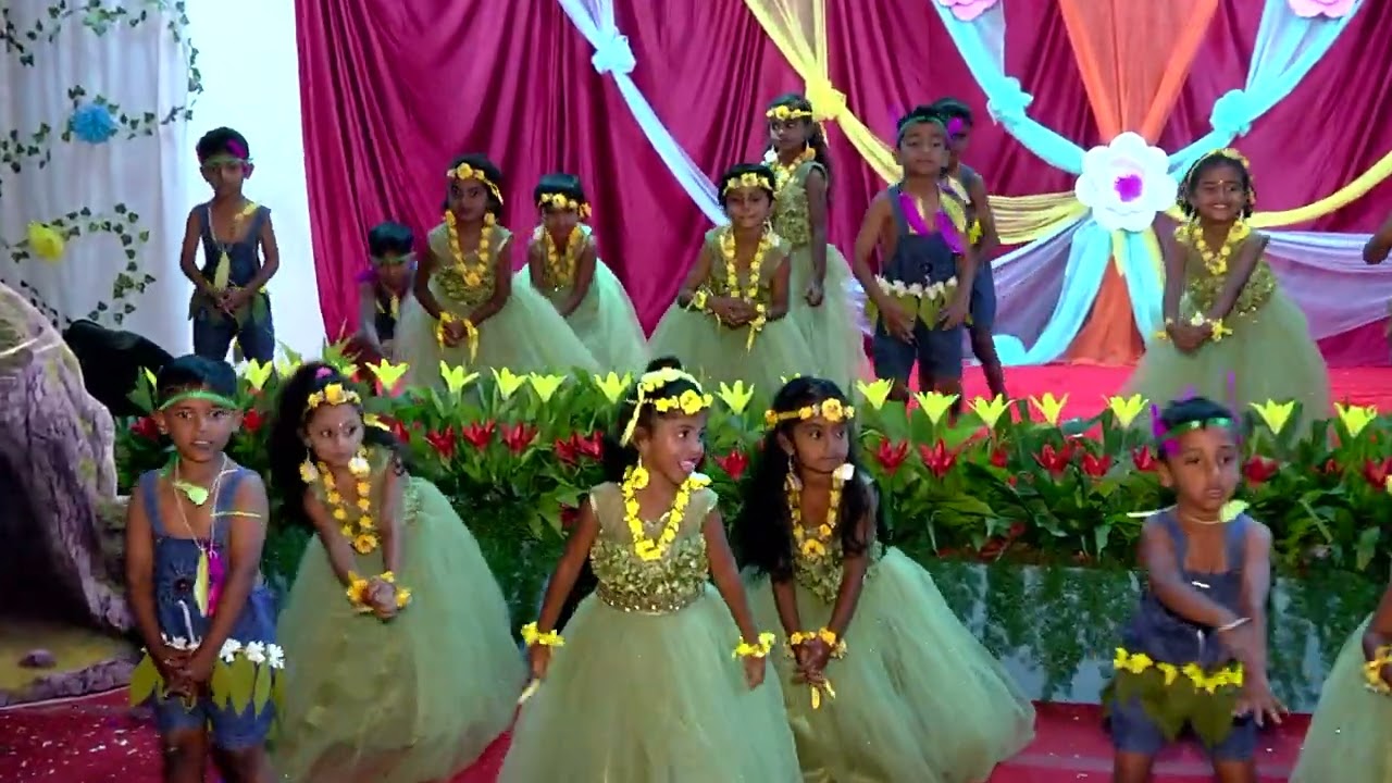 Fathima School, Mathigiri Annual Day Celebration -2024 UKG A Dance