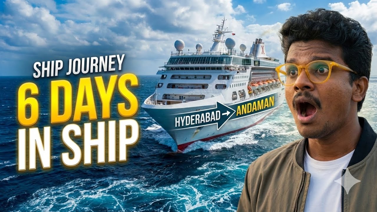 Hyderabad To Andaman Ship Journey 🚢 | Telugu Travel Vlog | Raju Kanneboina