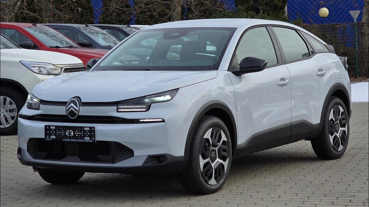 NEW 2026 Facelift Citro&euml;n C4 PLUS Hybrid 145 1.2 48V e-DCS6 Okenite White