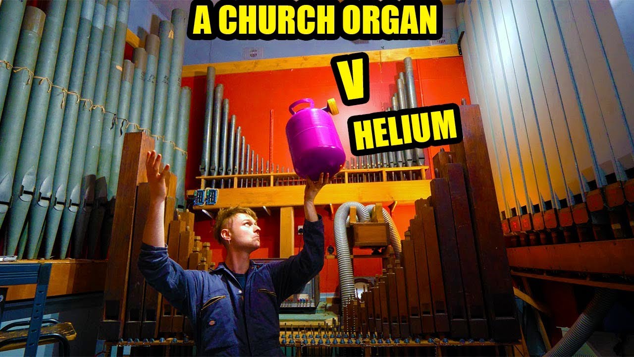 HELIUM Through a CHURCH ORGAN, What Happens? I BOUGHT A CHURCH ORGAN PART 5
