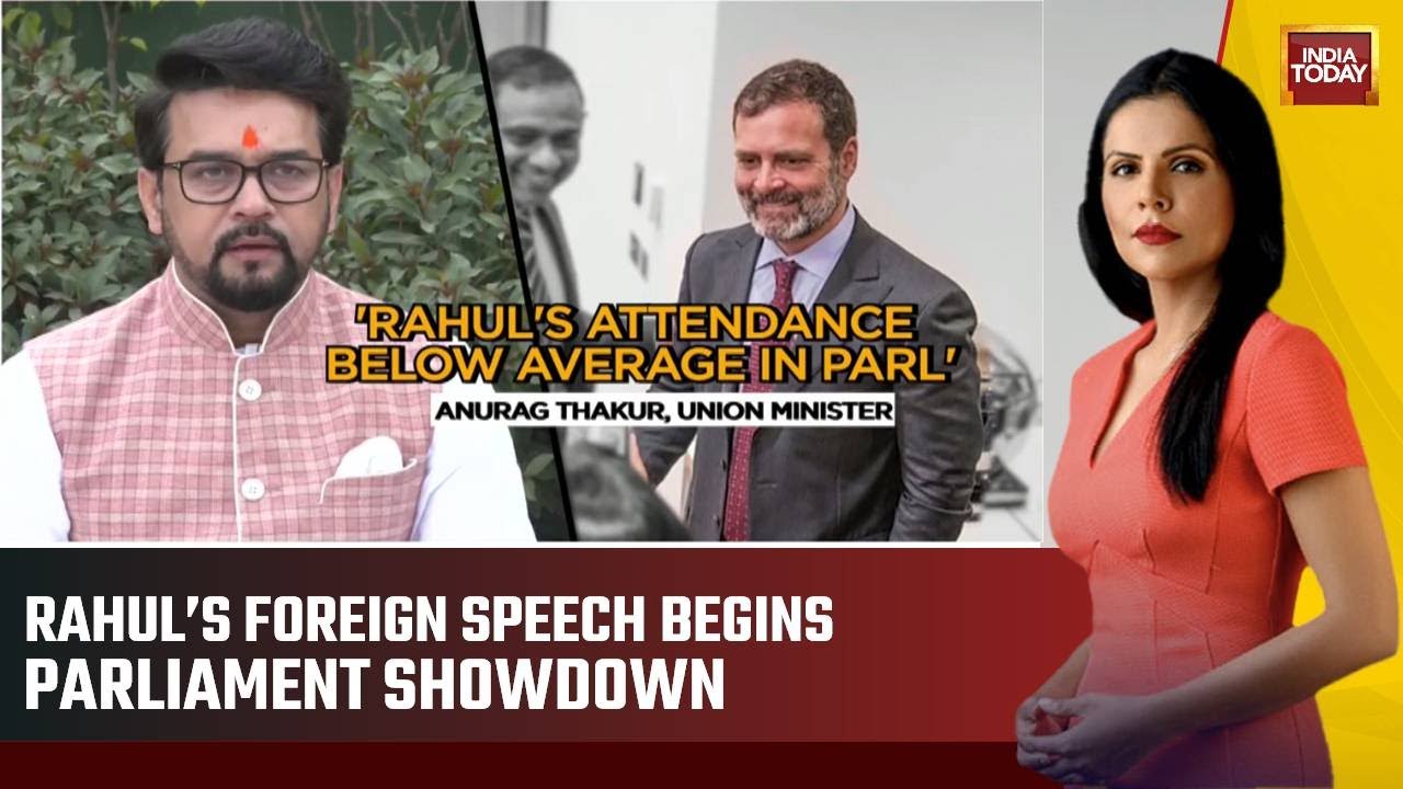 PM Modi Government Continued Its Attack On Rahul Gandhi Over His 'Democracy Under Attack'  Remark