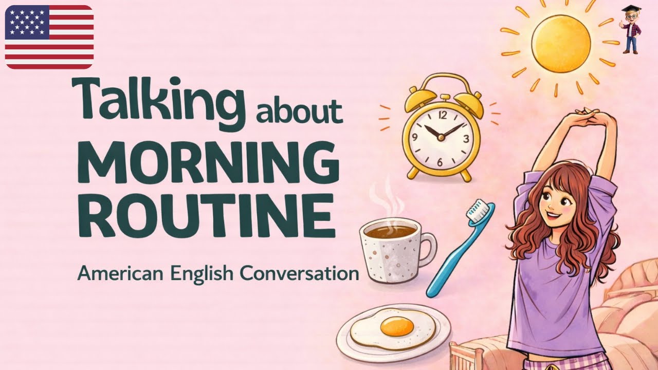 Morning Routine English Conversation Practice | Speak Naturally