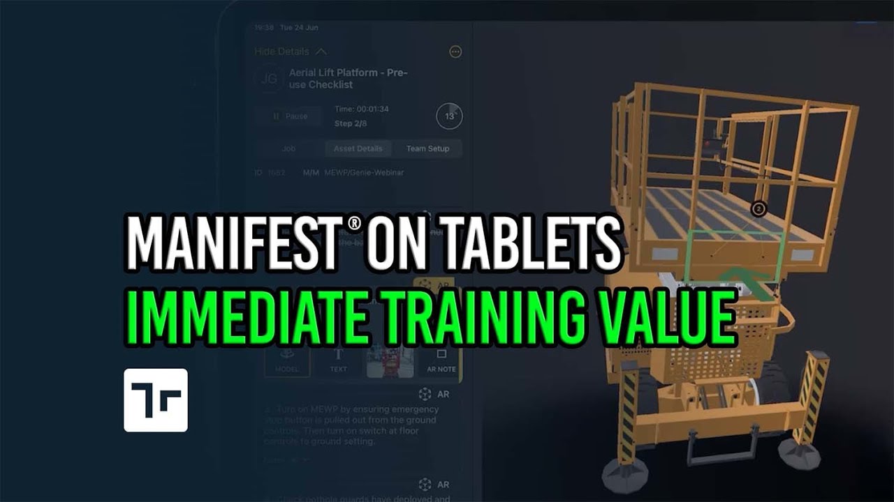 Train Smarter Without AR Headsets: Spatial Work Instructions on a Tablet | Manifest®