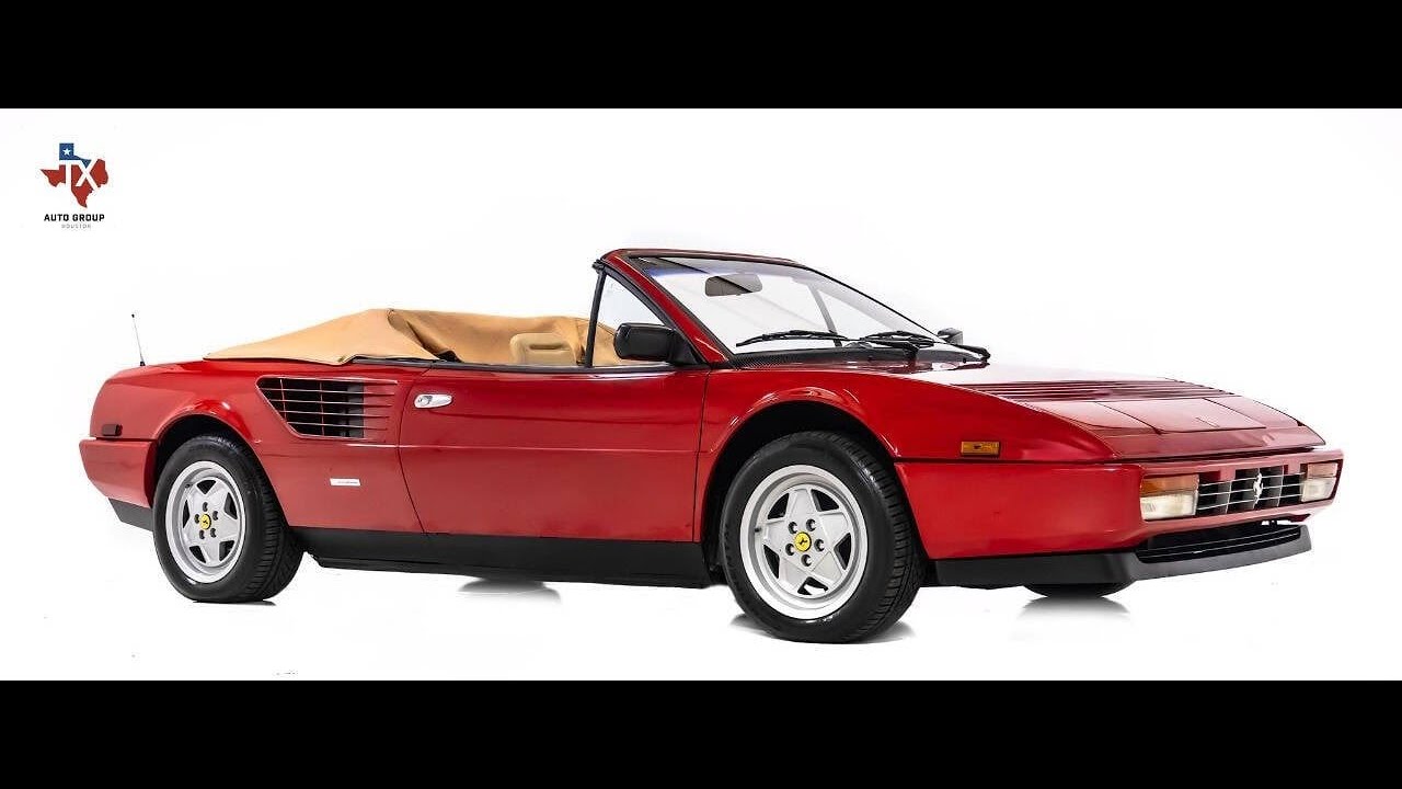 1987 Ferrari Mondial Cabriolet Convertible - 270 Horsepower 3.2L V8 - For Sale