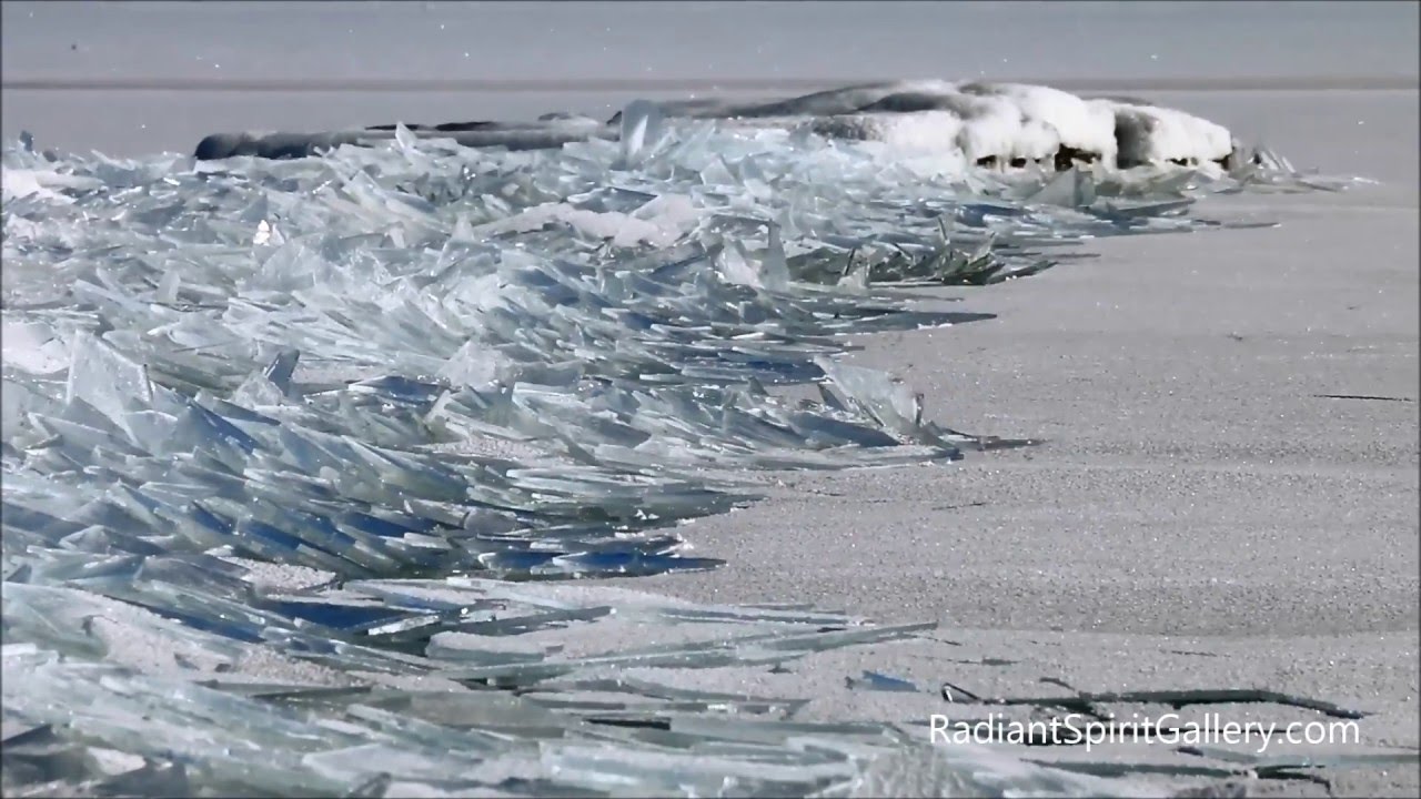 Lake Superior Ice Stacking II (extended release of viral video)