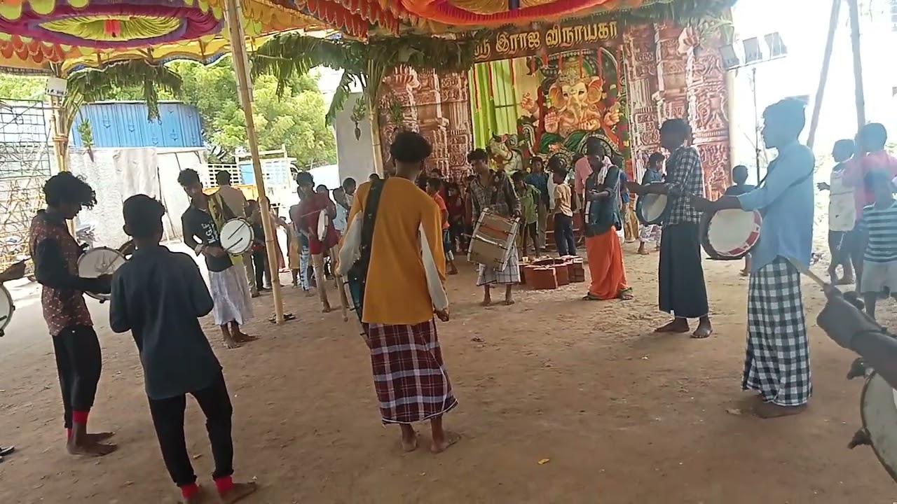 praba drum 🥁 set peravoor 🌟 8870302573😍 இராம்நாட் மாரியம்மன் கோவில் தெரு விநாயகர் சதுர்த்தி விழா 🕉️