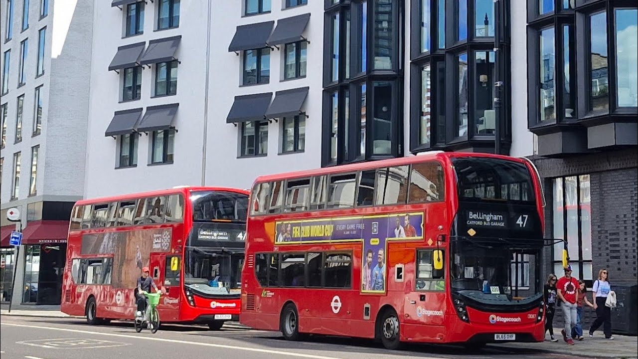 Full Route Visual | Route 47: Bellingham, Catford Bus Garage - Shoreditch 