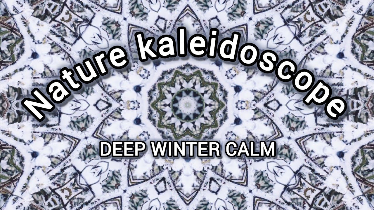 Winter Branch Kaleidoscope ❄️ 4K Snow Mandala for Deep Calm & Visual Meditation