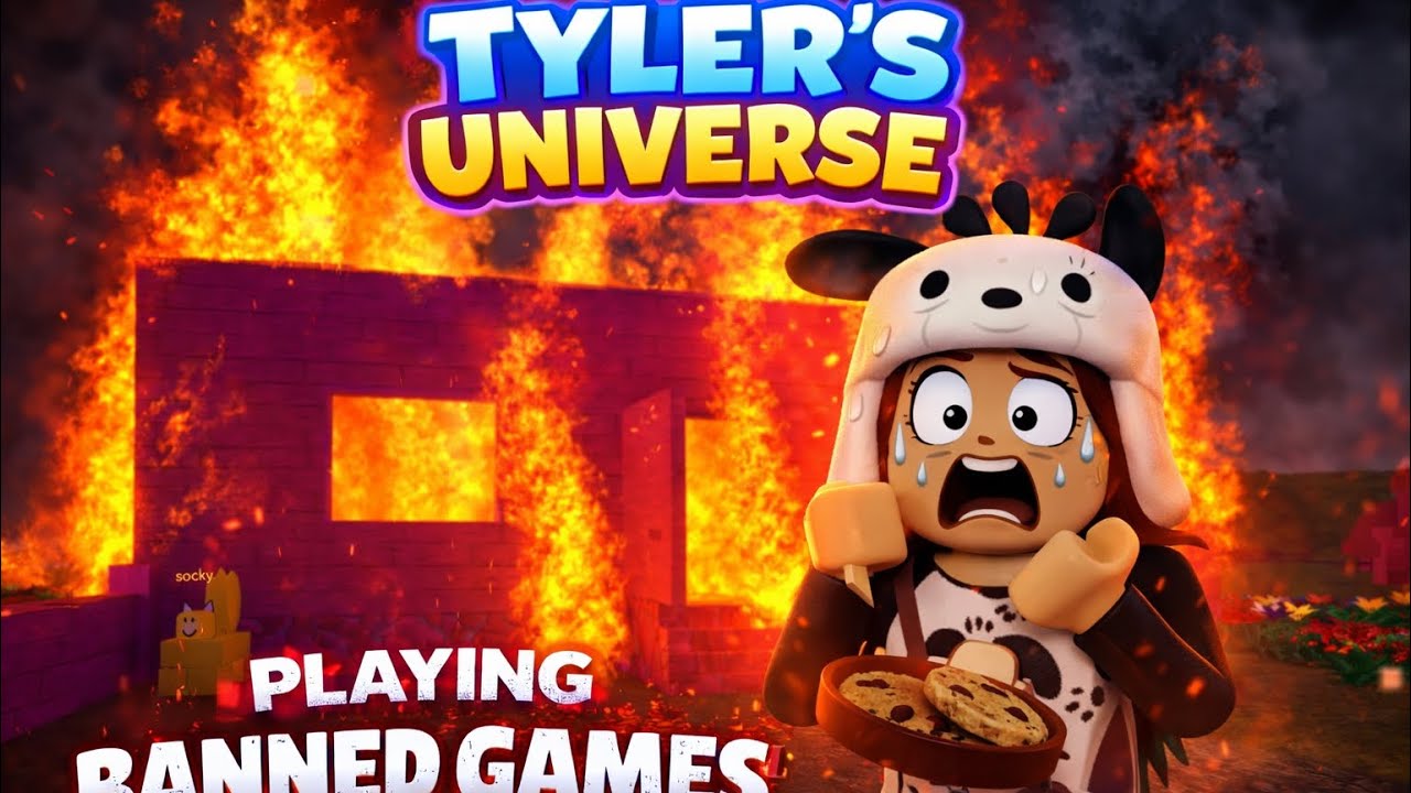 PLAYING BANNED GAMES ON ROBLOX! 
