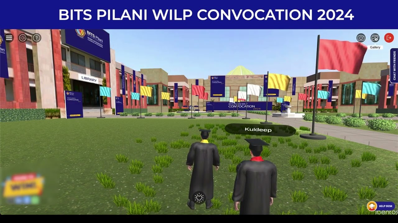 Biggest Metaverse Convocation in the world | ibentos & BITS Pilani Pioneer Metaverse Experience