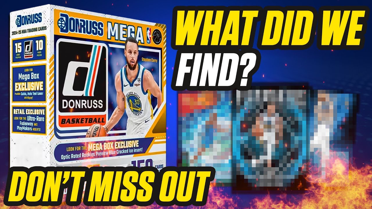 Donruss Mega Box Basketball Card Pack Opening