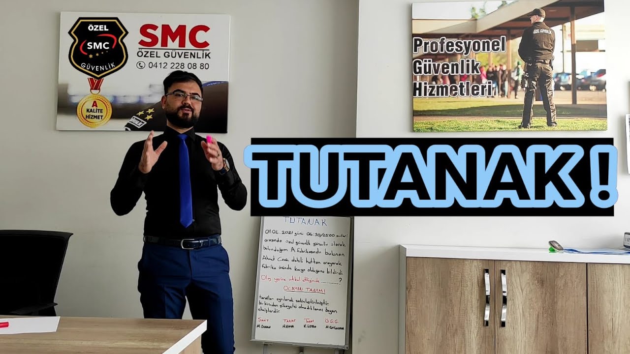 TUTANAK NASIL TUTULUR (?) OLAY TUTANAĞI...