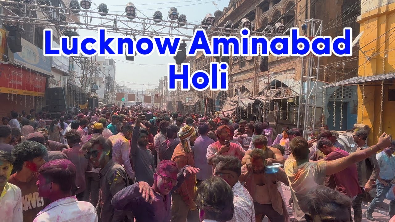 This is how LUCKNOW PLAYS HOLI