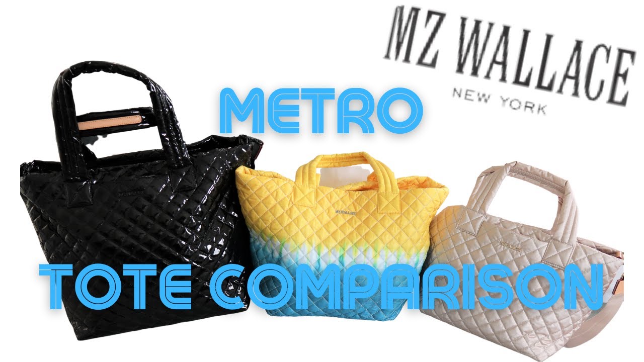 MZ Wallace Small, Medium & Large Metro Tote Comparison