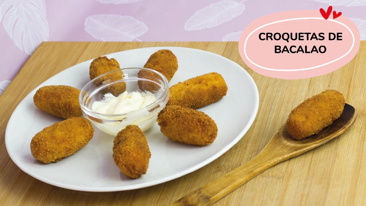Cómo preparar CROQUETAS DE BACALAO caseras - RECETA FÁCIL ▶️ 4 Raciones