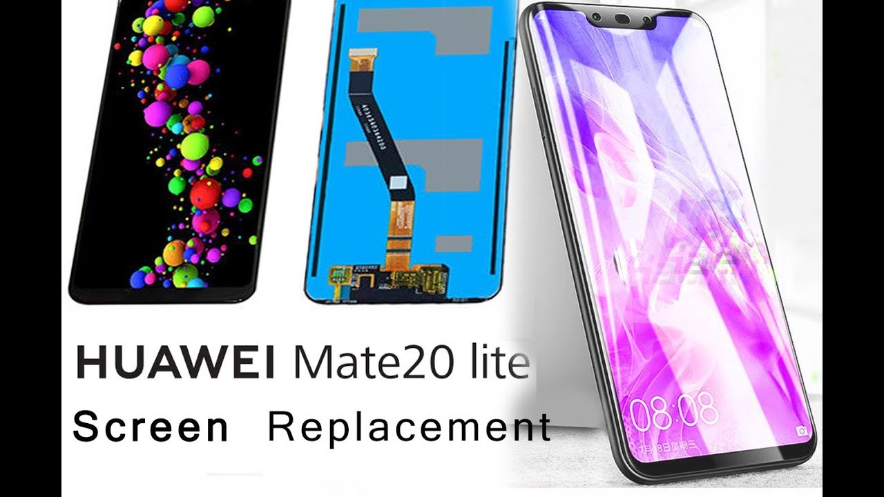 Huawei Mate 20 Lite SNE-LX1 Glass Touch Screen and LCD Replacement DIY Tutorial