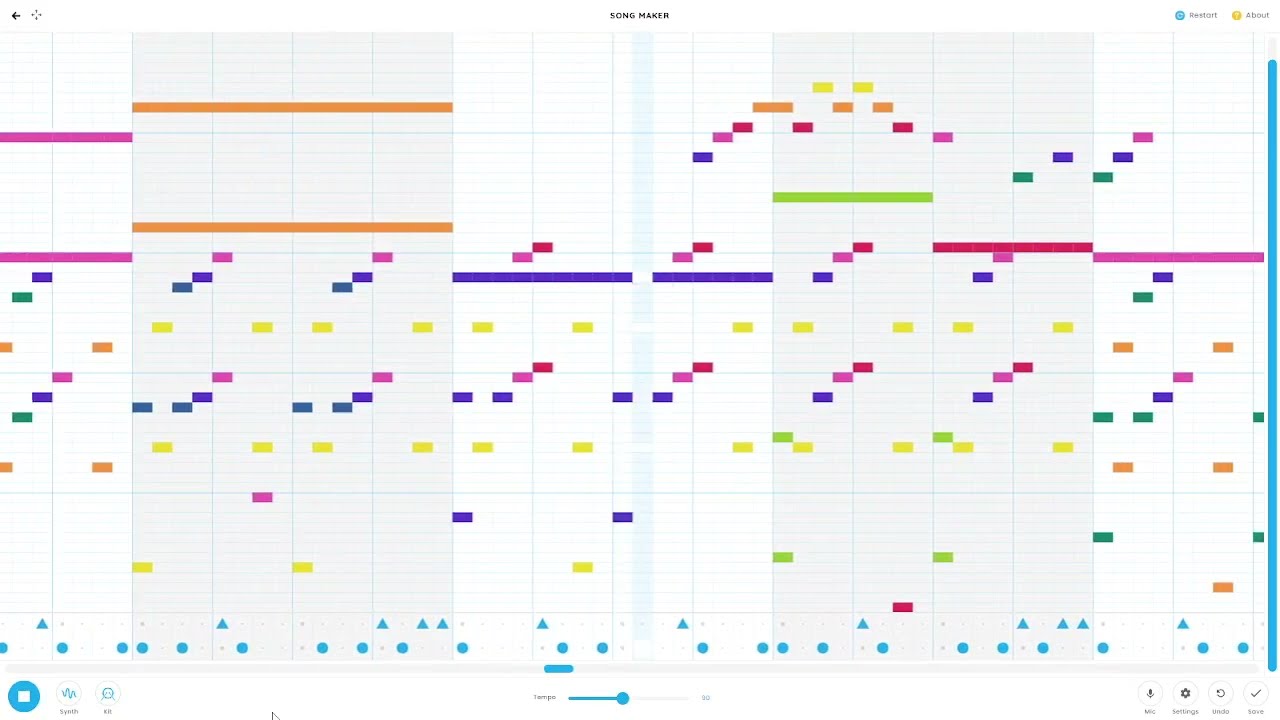 minecraft music in chome music lab...