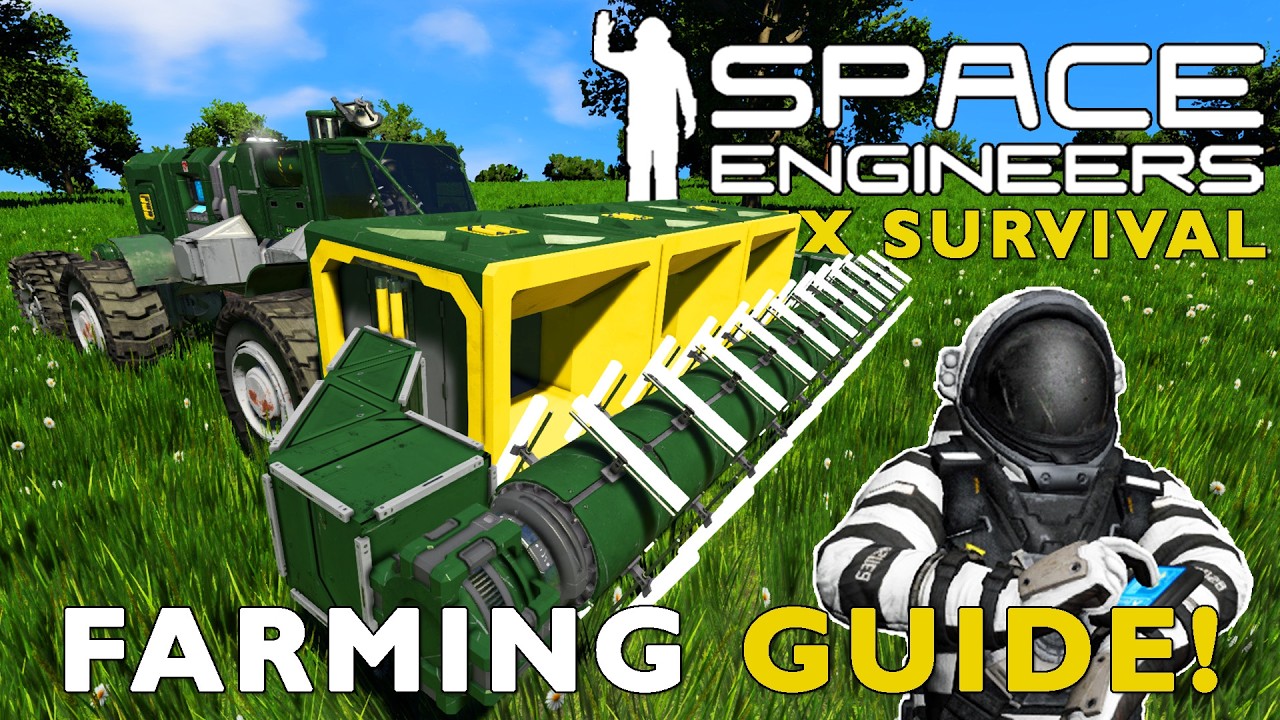 Space Engineers: Apex Survival - Farming with the NEW Respawn Rover!