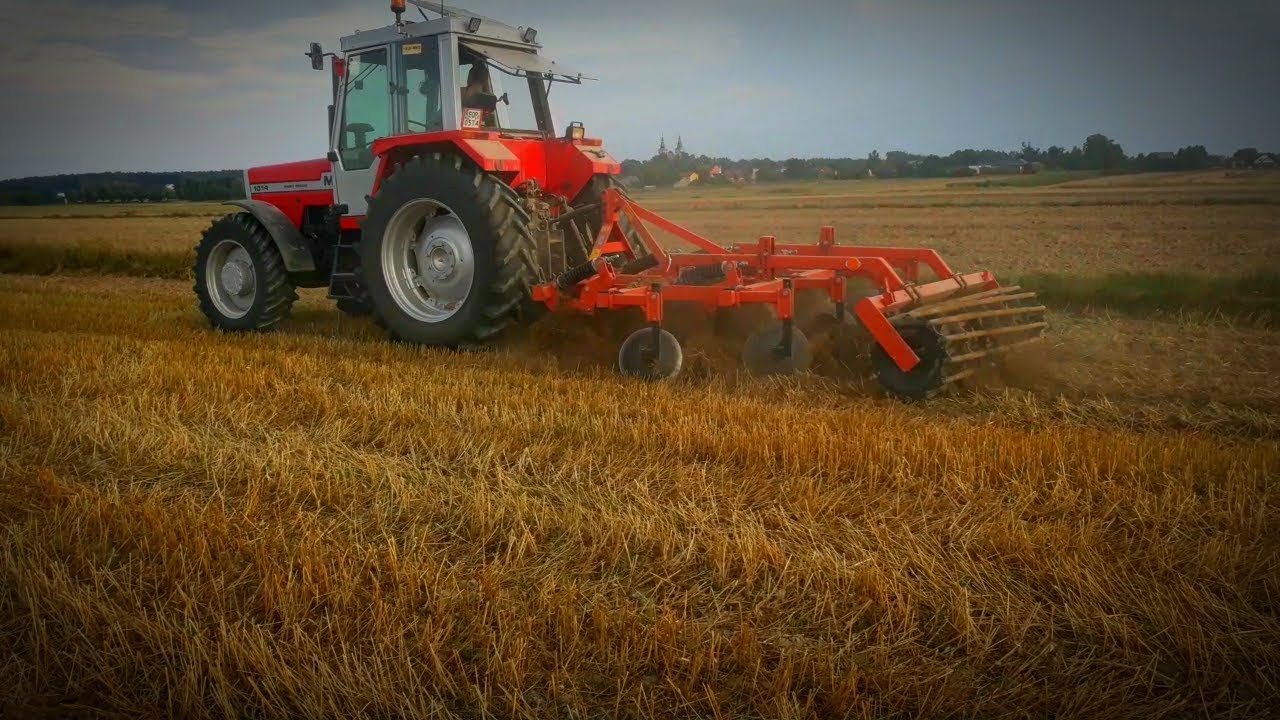 💥😃Gruberowanie ścierniska 2018 🙄😃 Massey Ferguson 😃 Brodnica 😃💥