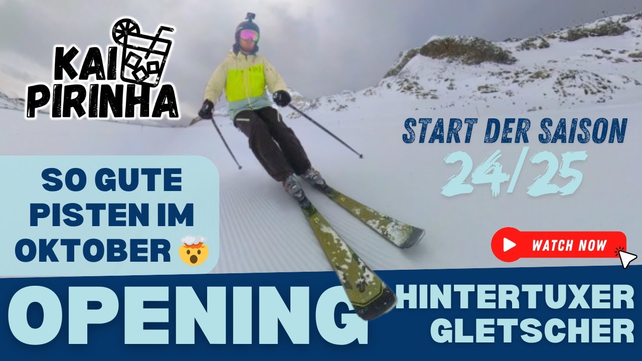 Hintertux Opening 2024/25 - So gute Pisten zum Skifahren schon im Oktober