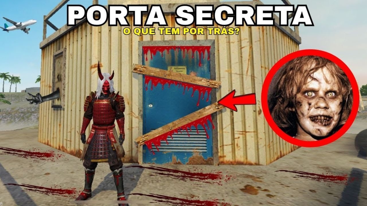 ASSUSTADOR! O Que Tem na PORTA SECRETA do Free Fire? 😨